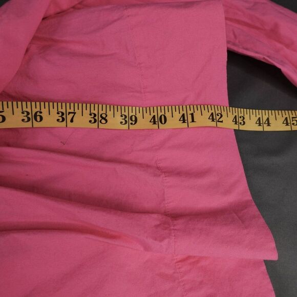 J Crew Womens Dress 6 Pink Faux Wrap Tied Y2K Retro Classic Preppy Loud Luxury - Picture 13 of 16